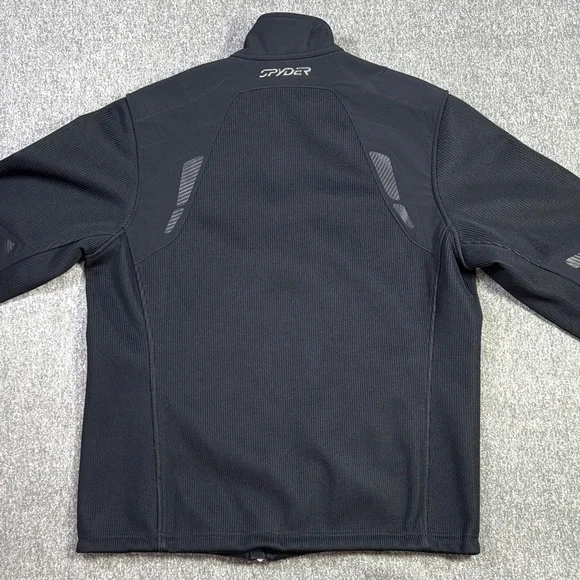 Spyder Bandit Full Zip Fleece Stryke Jacket Men’s Large Core Sweater Black